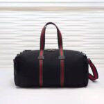 Gucci GG Men Technical Canvas Duffle in Black Technical Canvas - immagine 3