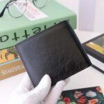 Gucci GG Men Wallet with Interlocking G in Black Soft Leather - Imagen 3