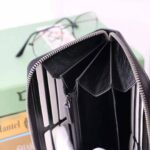 Gucci GG Men Zip Around Wallet with Interlocking G in Black Soft Leather - Bild 9