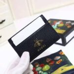 Gucci GG Unisex Animalier Leather Card Case in Black Leather - Bild 5