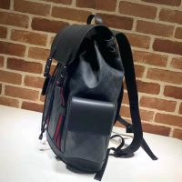 Gucci GG Unisex GG Black Backpack in BlackGrey Soft GG Supreme Canvas (1)