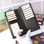 Gucci GG Unisex GG Marmont Leather Long ID Wallet in Black Leather - immagine 6