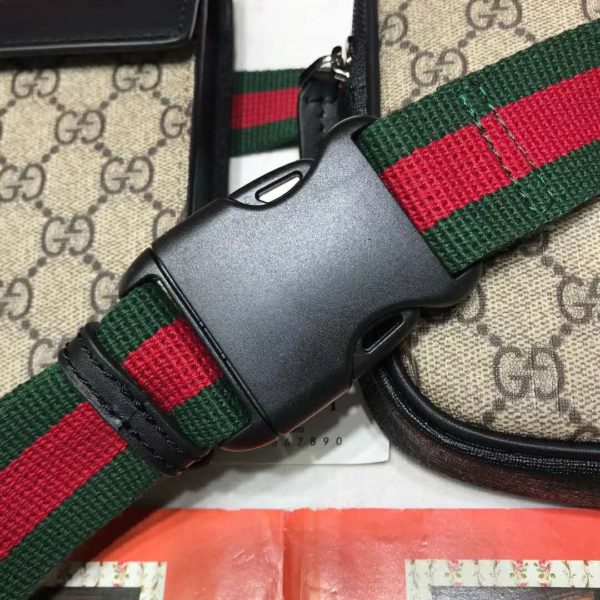 Gucci GG Unisex GG Supreme Belt Bag GG Supreme Canvas (10)