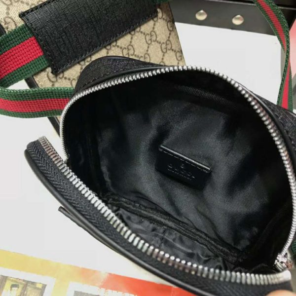 Gucci GG Unisex GG Supreme Belt Bag GG Supreme Canvas (11)