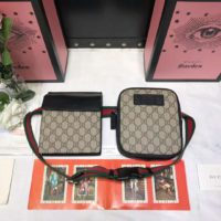 Gucci GG Unisex GG Supreme Belt Bag GG Supreme Canvas