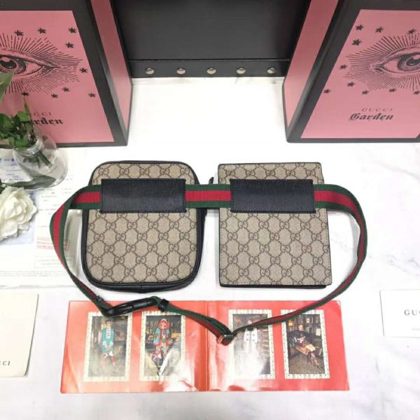 Gucci GG Unisex GG Supreme Belt Bag GG Supreme Canvas (7)