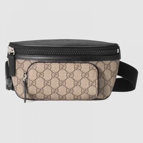 Gucci GG Unisex Gucci Eden Belt Bag in BeigeEbony GG Supreme Canvas (1)