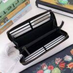 Gucci GG Unisex Leather Zip Around Wallet in Black Leather – Image 5