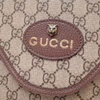 Gucci GG Unisex Neo Vintage GG Medium Messenger in BeigeEbony GG Supreme Canvas (1)