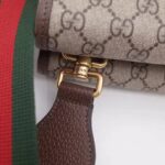 Gucci GG Unisex Neo Vintage Messenger Bag in Beige/Ebony GG Supreme Canvas - immagine 12