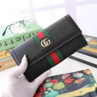 Gucci GG Unisex Ophidia Continental Wallet in Black Leather (1)