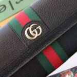 Gucci GG Unisex Ophidia Continental Wallet in Black Leather - Image 3