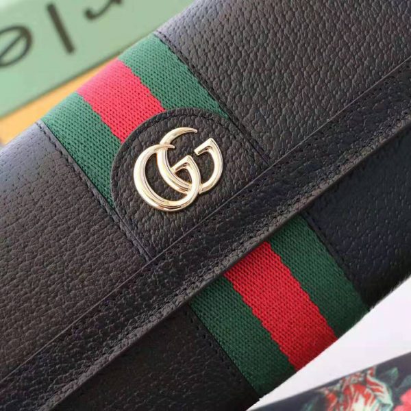 Gucci GG Unisex Ophidia Continental Wallet in Black Leather (3)