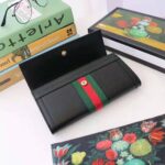 Gucci GG Unisex Ophidia Continental Wallet in Black Leather - Image 5