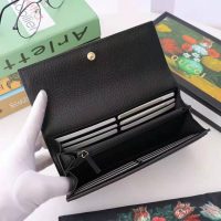 Gucci GG Unisex Ophidia Continental Wallet in Black Leather (1)