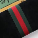 Gucci GG Unisex Ophidia Continental Wallet in Black Suede Leather - Image 7