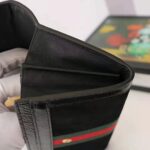 Gucci GG Unisex Ophidia Continental Wallet in Black Suede Leather - Image 10