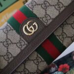 Gucci GG Unisex Ophidia GG Continental Wallet in Beige/Ebony GG Supreme Canvas - Image 4