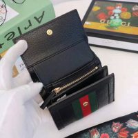 Gucci GG Unisex Ophidia GG French Flap Wallet in Black Leather (1)