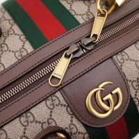 Gucci GG Unisex Ophidia GG Large Carry-On Duffle in BeigeEbony GG Supreme Canvas (1)