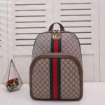 Gucci GG Unisex Ophidia GG Medium Backpack in Beige/Ebony GG Supreme Canvas - immagine 3