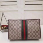 Gucci GG Unisex Ophidia GG Toiletry Case in Beige/Ebony GG Supreme Canvas - Bild 4