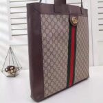Gucci GG Unisex Ophidia Soft GG Supreme Large Tote in Beige/Ebony GG Supreme Canvas - Bild 4