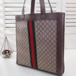 Gucci GG Unisex Ophidia Soft GG Supreme Large Tote in Beige/Ebony GG Supreme Canvas - Bild 3