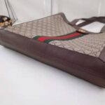 Gucci GG Unisex Ophidia Soft GG Supreme Large Tote in Beige/Ebony GG Supreme Canvas - Bild 5