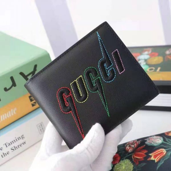 gucci embroidered wallet