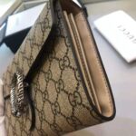 Gucci GG Women Dionysus GG Supreme Chain Wallet-Sandy - Image 9