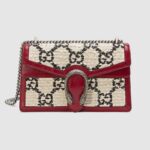 Gucci GG Women Dionysus GG Tweed Small Shoulder Bag-White