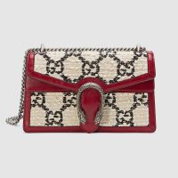 Gucci GG Women Dionysus GG Tweed Small Shoulder Bag-White