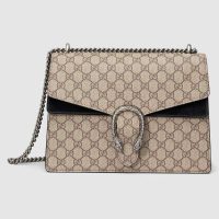 Gucci GG Women Dionysus GG Supreme Mini Bag in GG Supreme Canvas-Sandy (1)