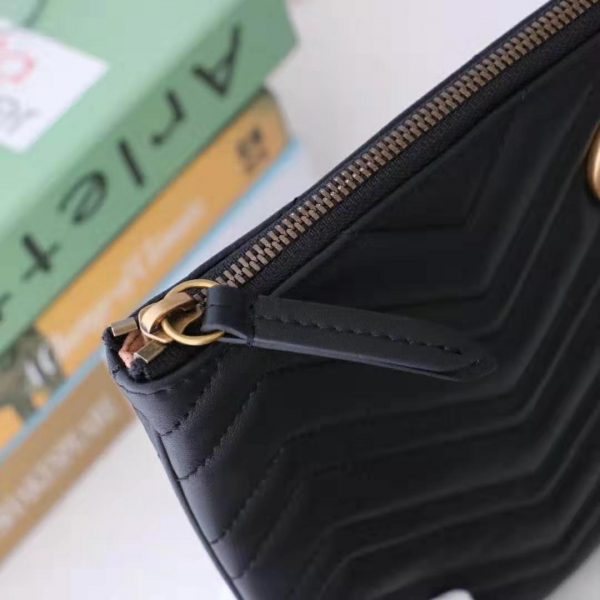 gg marmont leather pouch