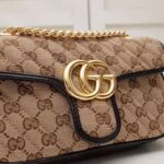 Gucci GG Women GG Marmont Mini Bag in Beige/Ebony Original GG Canvas – Image 6