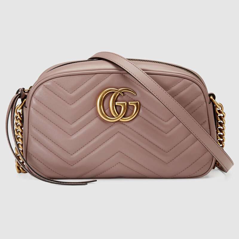 Gucci GG Women GG Marmont Small Shoulder Bag in Matelassé Chevron ...