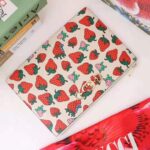 Gucci GG Women Gucci Zumi Strawberry Print Pouch in Ivory Leather - Image 3
