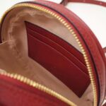 Gucci GG Women Ophidia GG Flora Mini Backpack in Beige/Ebony GG Supreme Canvas - Image 11