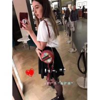 Gucci GG Women Ophidia GG Flora Mini Backpack in BeigeEbony GG Supreme Canvas (1)