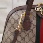 Gucci GG Women Ophidia GG Medium Top Handle in Beige/Ebony GG Supreme Canvas - Image 10