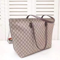 Gucci GG Women Ophidia GG Medium Tote in BeigeEbony Soft GG Supreme (1)