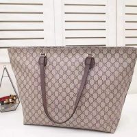 Gucci GG Women Ophidia GG Medium Tote in BeigeEbony Soft GG Supreme (1)