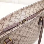 Gucci GG Women Ophidia GG Medium Tote in Beige/Ebony Soft GG Supreme - immagine 11