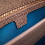 Gucci GG Women Ophidia Medium Shoulder Bag in Beige/Ebony GG Supreme Canvas - immagine 9