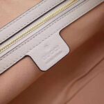 Gucci GG Women Ophidia Medium Top Handle Bag in White Leather - Imagen 8