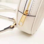 Gucci GG Women Ophidia Mini Backpack with Blue and Red Web in White Leather - Image 8