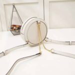 Gucci GG Women Ophidia Mini Backpack with Blue and Red Web in White Leather - Image 7