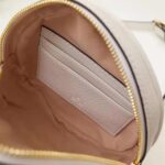 Gucci GG Women Ophidia Mini Backpack with Blue and Red Web in White Leather - Image 9