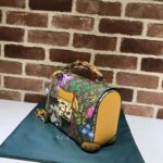 Gucci GG Women Padlock GG Flora Small Bamboo Shoulder Bag - Image 3